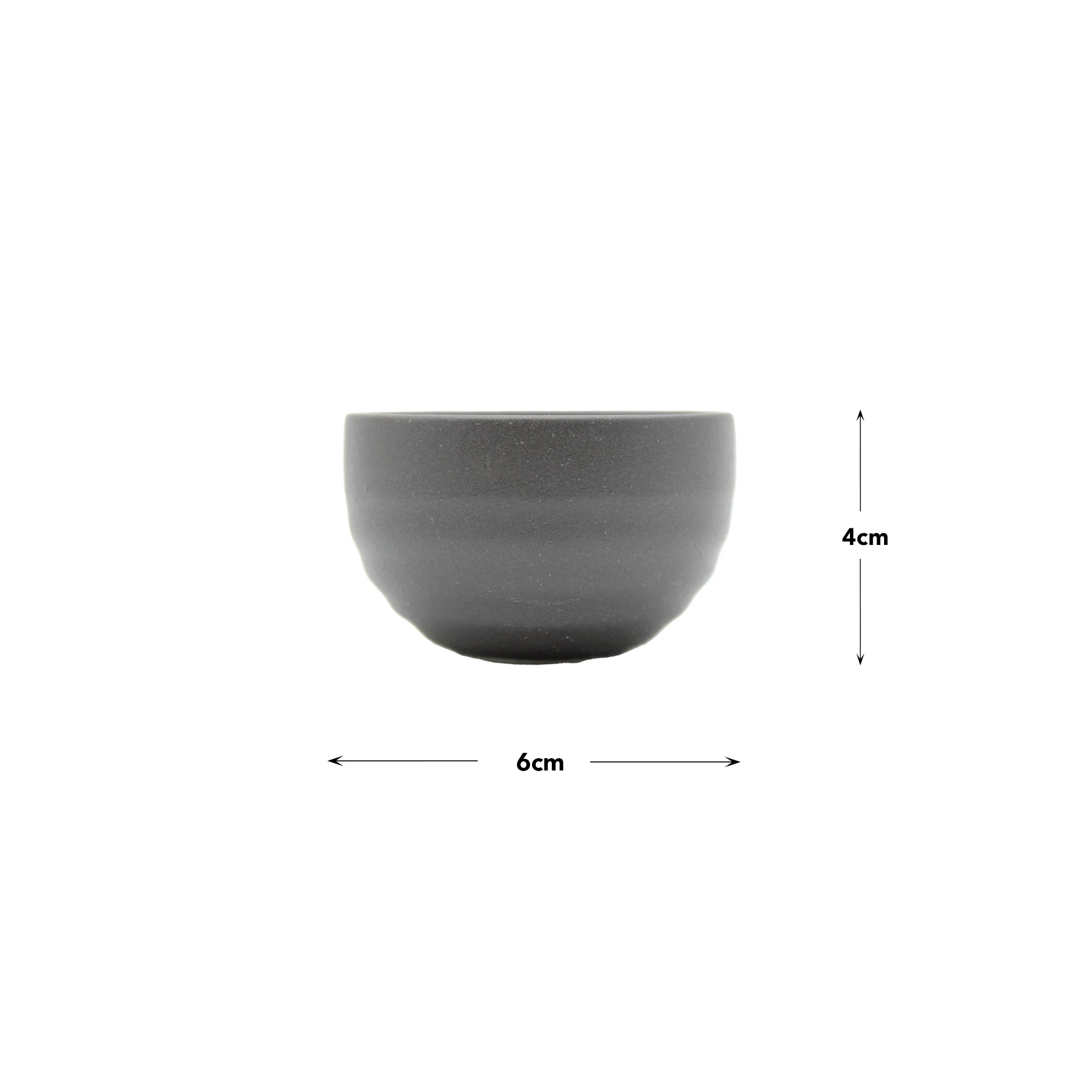 Sake Cup - Black Bizen - Image 2