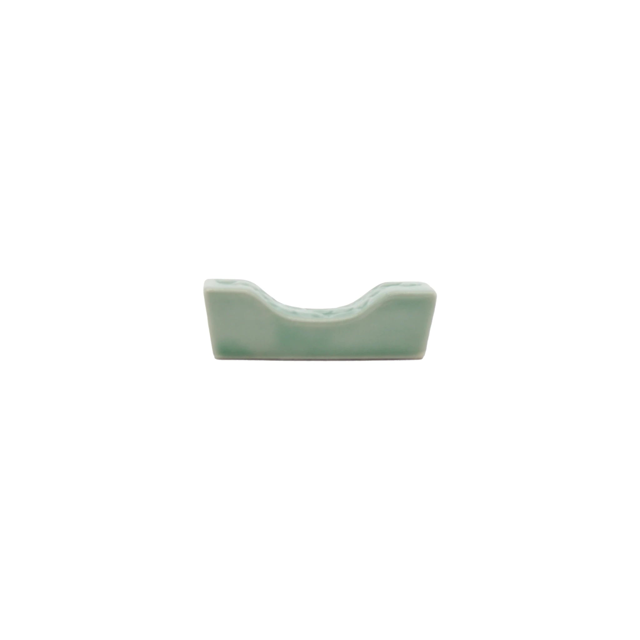 Chopstick Rest - Sakura Pattern in Celadon Green - Image 4