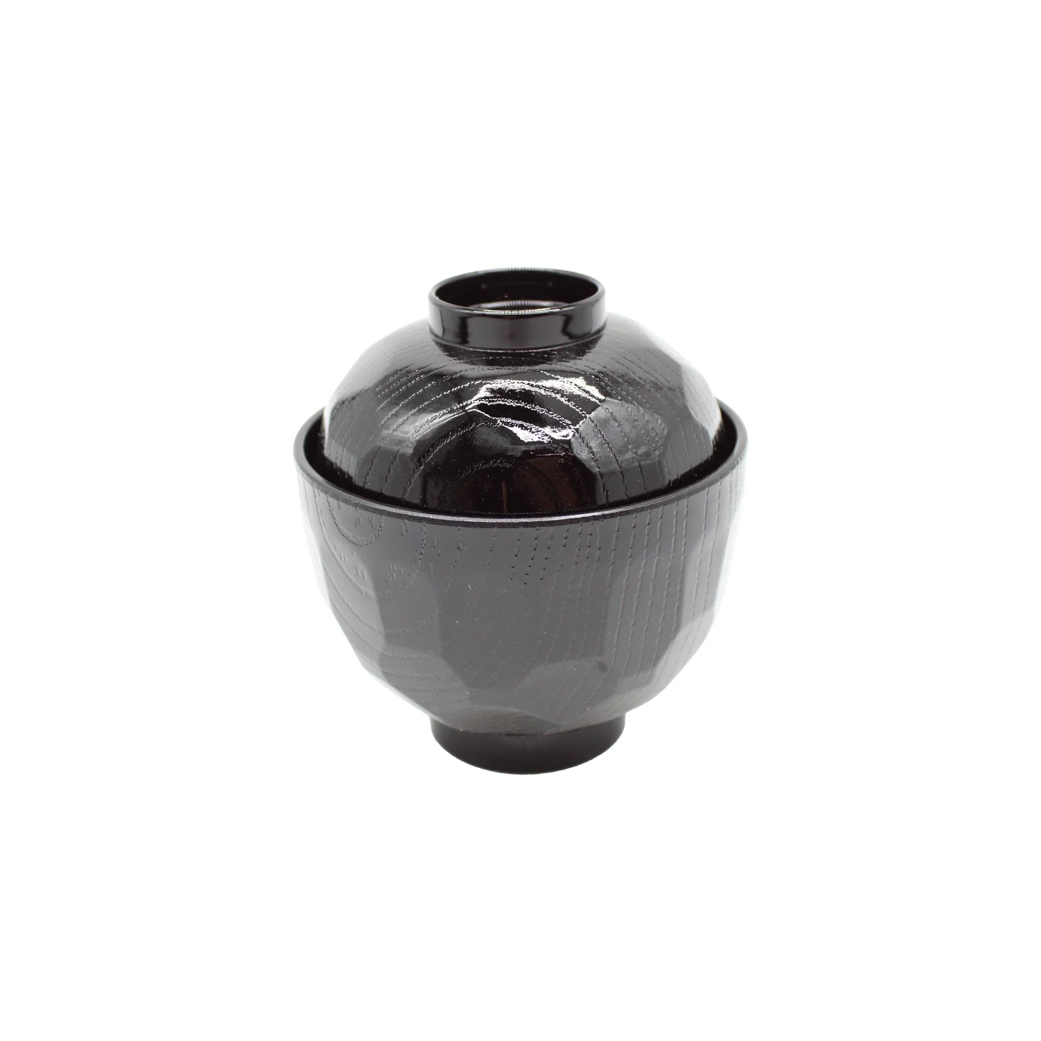 Miso Bowl With Lid - Black