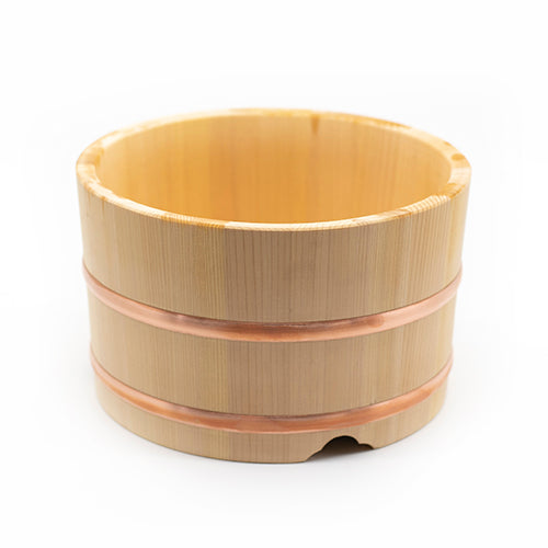 Ohitsu, Cypress Wood Sushi Rice Bowl with Lid - Image 3