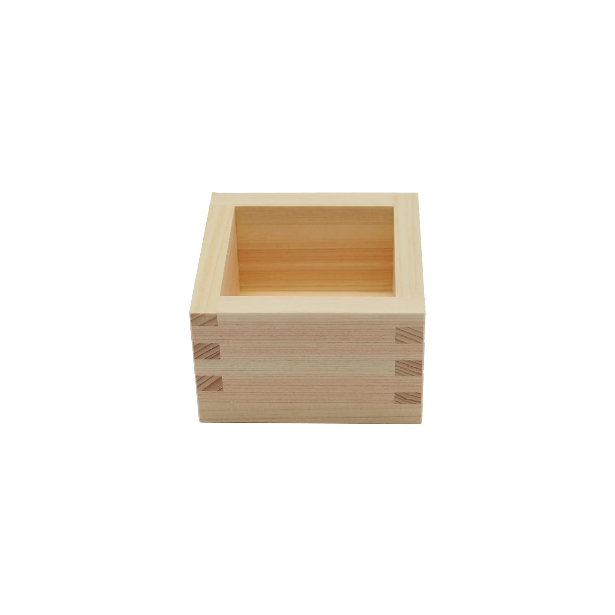 Sake Cup - 'Masu' Wood - Hokusai Design - Image 3