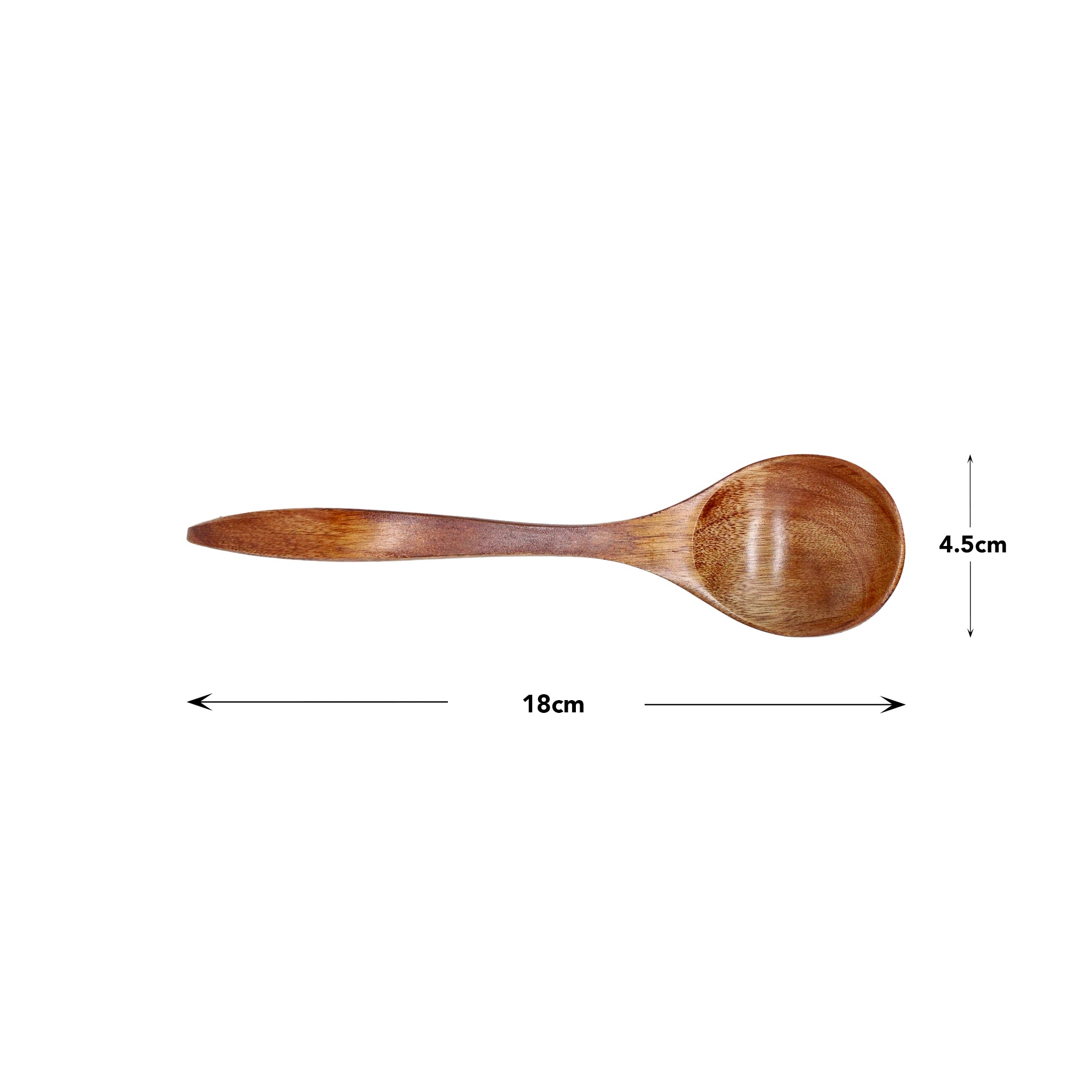 Japanese Wooden Soup Spoon - Image 2