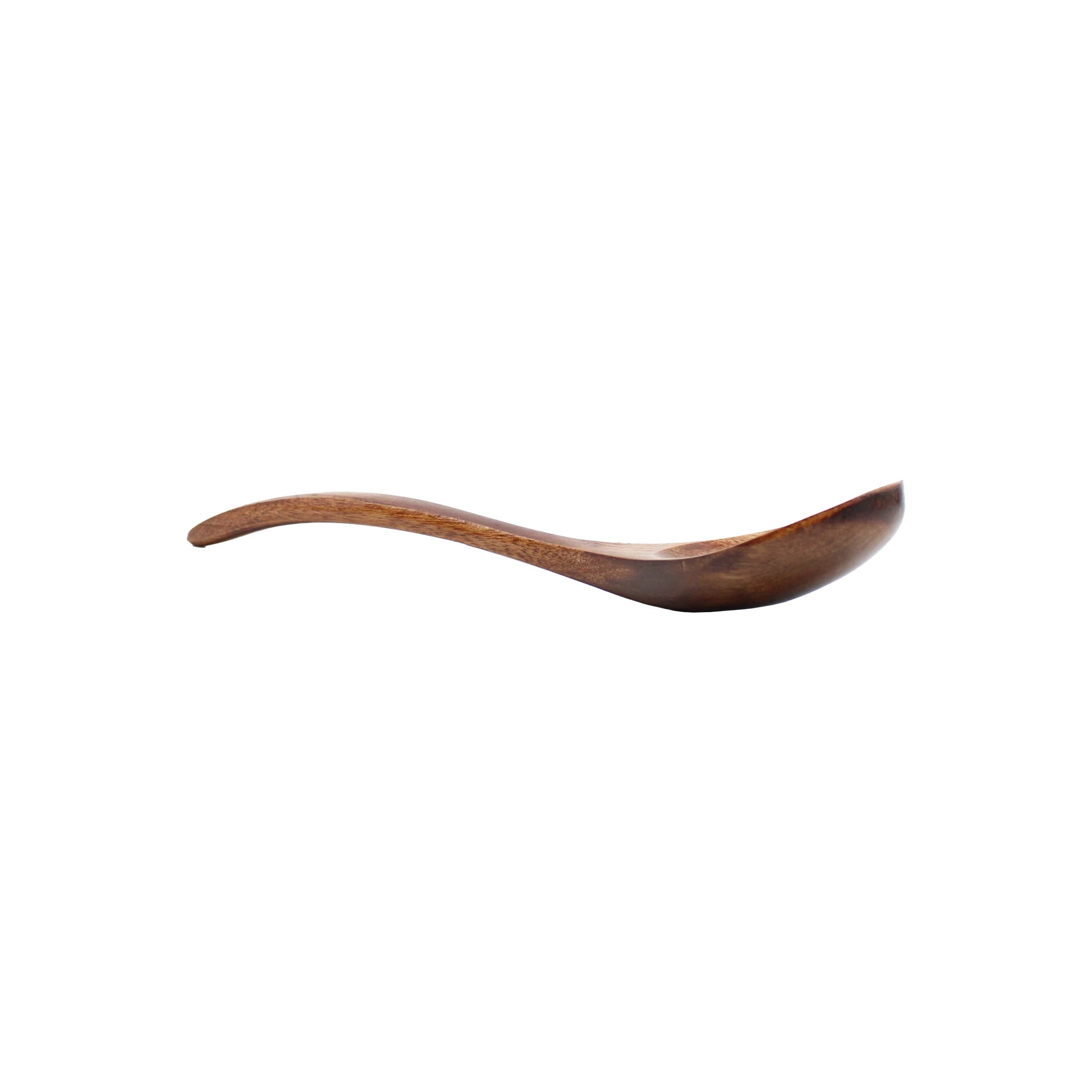 Japanese Wooden Soup Spoon - Image 3