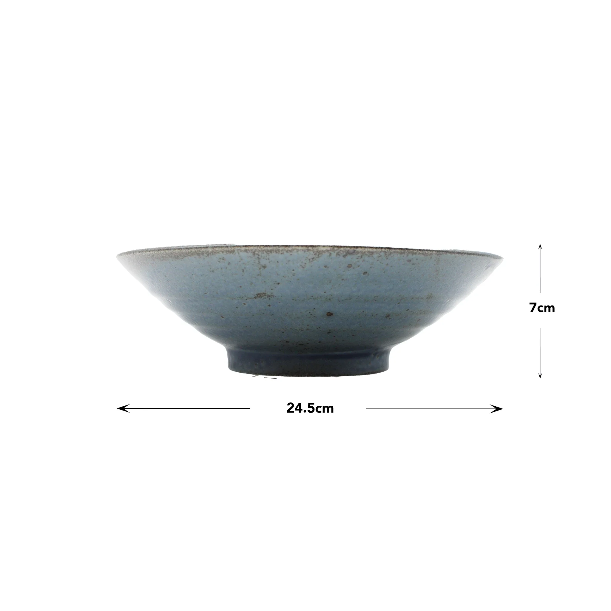Ramen Bowl - Blue Etched Lines - Image 2