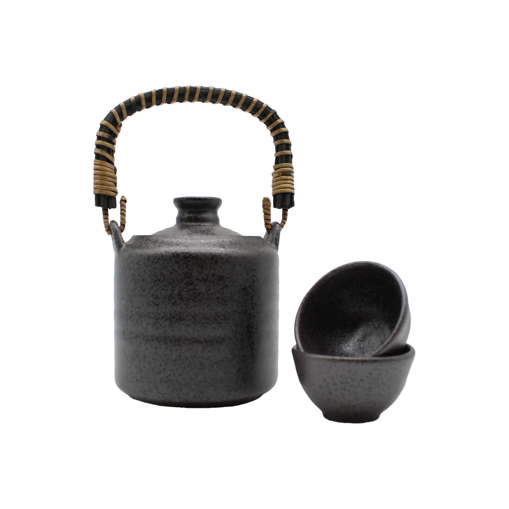 Sake Heating or Chilling Pot With Ibushi Handle