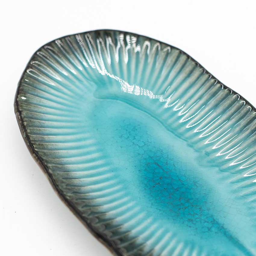 Sashimi Platter - Oval in Sky Blue 21cm - Image 2